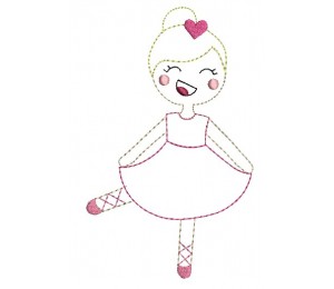 Stickdatei - zARTbesaitet - Ballerina